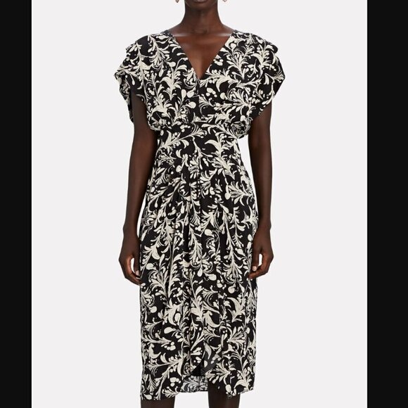 Isabel Marant Dresses & Skirts - Isabel Marant Étoile Omeya Midi Dress V Neck Size 36 / US 6